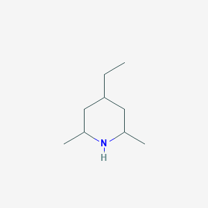 molecular formula C9H19N B15241755 4-Ethyl-2,6-dimethylpiperidine 