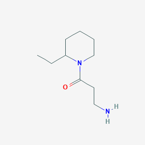 3-Amino-1-(2-ethylpiperidin-1-yl)propan-1-one