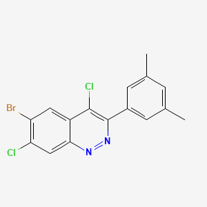 6-Bromo-4,7-dichloro-3-(3,5-dimethylphenyl)cinnoline