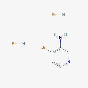 molecular formula C5H7Br3N2 B1524186 4-Bromo-pyridin-3-ylamine dihydrobromide CAS No. 1220039-37-1