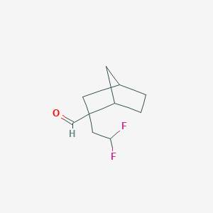 2-(2,2-Difluoroethyl)bicyclo[2.2.1]heptane-2-carbaldehyde