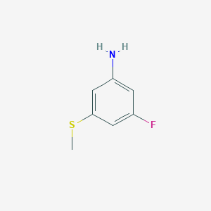 3-Fluoro-5-(methylthio)aniline