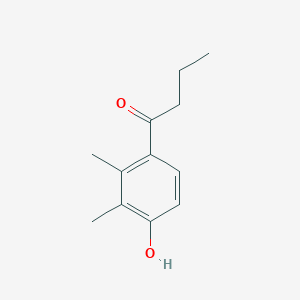 1-(4-Hydroxy-2,3-dimethylphenyl)butan-1-one