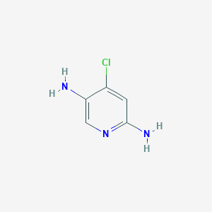 molecular formula C5H6ClN3 B1524197 4-氯吡啶-2,5-二胺 CAS No. 1260803-26-6