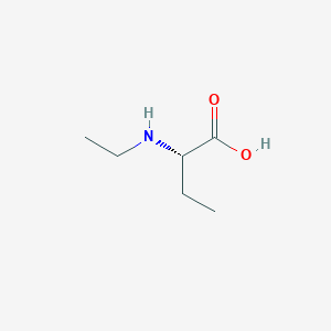 molecular formula C6H13NO2 B15241976 (2S)-2-(ethylamino)butanoic acid 