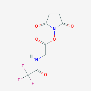 molecular formula C8H7F3N2O5 B015242 (2,5-Dioxopyrrolidin-1-yl) 2-[(2,2,2-trifluoroacetyl)amino]acetate CAS No. 3397-30-6