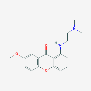 molecular formula C18H20N2O3 B15242012 1-((2-(Dimethylamino)ethyl)amino)-7-methoxy-9H-xanthen-9-one CAS No. 86456-16-8