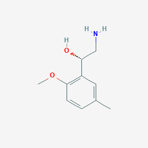 (1S)-2-amino-1-(2-methoxy-5-methylphenyl)ethan-1-ol