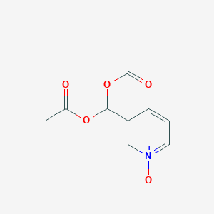 Methanediol, 1-(1-oxido-3-pyridinyl)-, 1,1-diacetate