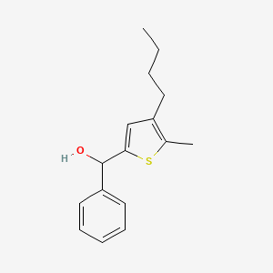 molecular formula C16H20OS B15242057 (4-Butyl-5-methylthiophen-2-yl)(phenyl)methanol 