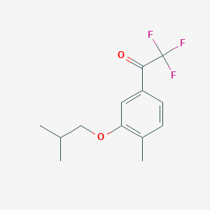 2,2,2-Trifluoro-1-(3-isobutoxy-4-methylphenyl)ethanone