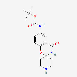 tert-Butyl (4-oxo-3,4-dihydrospiro[benzo[e][1,3]oxazine-2,4'-piperidin]-6-yl)carbamate