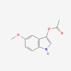 1H-Indol-3-ol, 5-methoxy-, 3-acetate