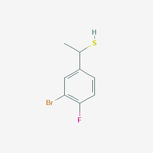 1-(3-Bromo-4-fluorophenyl)ethane-1-thiol