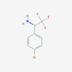 B152422 (S)-1-(4-Bromophenyl)-2,2,2-trifluoroethanamine CAS No. 778565-93-8