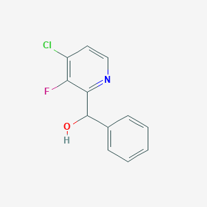 (4-Chloro-3-fluoropyridin-2-yl)(phenyl)methanol