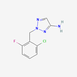 2-[(2-Chloro-6-fluorophenyl)methyl]-2H-1,2,3-triazol-4-amine