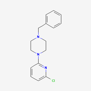 molecular formula C16H18ClN3 B1524233 1-苄基-4-(6-氯吡啶-2-基)哌嗪 CAS No. 1220036-26-9