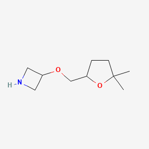 3-[(5,5-Dimethyloxolan-2-yl)methoxy]azetidine