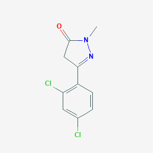 B152424 5-(2,4-dichlorophenyl)-2-methyl-4H-pyrazol-3-one CAS No. 134793-11-6