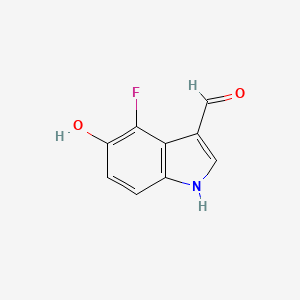 4-Fluoro-5-hydroxyindole-3-carboxaldehyde