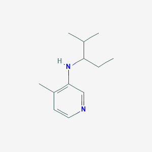 4-methyl-N-(2-methylpentan-3-yl)pyridin-3-amine