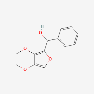 molecular formula C13H12O4 B15242418 (2,3-Dihydrofuro[3,4-b][1,4]dioxin-5-yl)(phenyl)methanol 