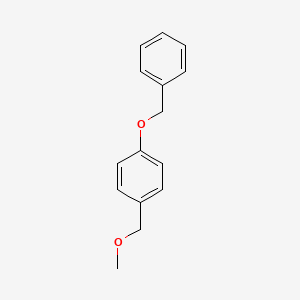 molecular formula C15H16O2 B15242461 1-(Benzyloxy)-4-(methoxymethyl)benzene CAS No. 914296-77-8