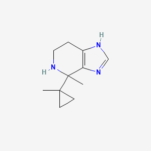 4-Methyl-4-(1-methylcyclopropyl)-3H,4H,5H,6H,7H-imidazo[4,5-c]pyridine