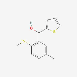 (5-Methyl-2-(methylthio)phenyl)(thiophen-2-yl)methanol