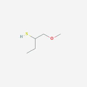 molecular formula C5H12OS B15242523 1-Methoxybutane-2-thiol 