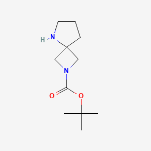 molecular formula C11H20N2O2 B1524255 叔丁基 2,5-二氮杂螺[3.4]辛烷-2-羧酸盐 CAS No. 1086398-02-8