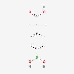 molecular formula C10H13BO4 B1524257 2-(4-Boronophenyl)-2-methylpropanoic acid CAS No. 1187209-18-2