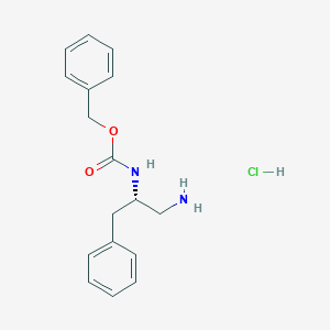 (S)-Benzyl (1-amino-3-phenylpropan-2-yl)carbamate hydrochloride