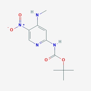 tert-Butyl (4-(methylamino)-5-nitropyridin-2-yl)carbamate