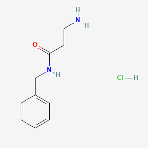 molecular formula C10H15ClN2O B1524261 3-Amino-N-benzylpropanamide hydrochloride CAS No. 202819-53-2