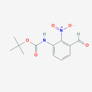 tert-Butyl (3-formyl-2-nitrophenyl)carbamate