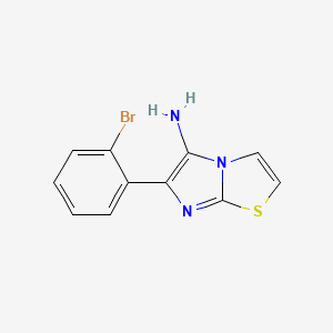 6-(2-Bromophenyl)imidazo[2,1-b][1,3]thiazol-5-amine