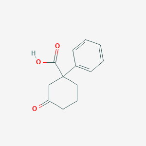 3-Oxo-1-phenylcyclohexanecarboxylic acid