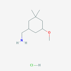 (5-Methoxy-3,3-dimethylcyclohexyl)methanamine hydrochloride