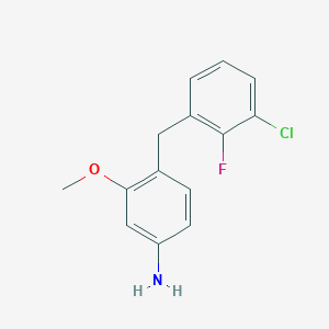 4-(3-Chloro-2-fluorobenzyl)-3-methoxyaniline