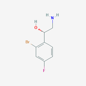 (1S)-2-Amino-1-(2-bromo-4-fluorophenyl)ethanol