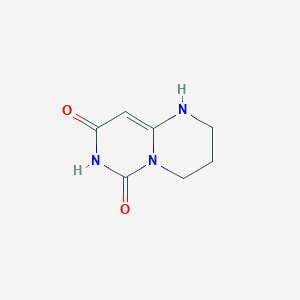 molecular formula C7H9N3O2 B15242697 3,4-Dihydro-1H-pyrimido[1,6-a]pyrimidine-6,8(2H,7H)-dione 