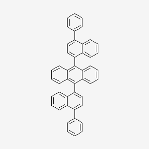 molecular formula C46H30 B15242701 9,10-Bis(4-phenylnaphthalen-1-yl)anthracene 