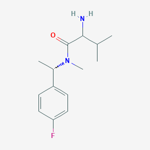 2-amino-N-[(1S)-1-(4-fluorophenyl)ethyl]-N,3-dimethylbutanamide