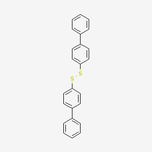 molecular formula C24H18S2 B15242735 4-Biphenylyl disulfide CAS No. 19813-92-4