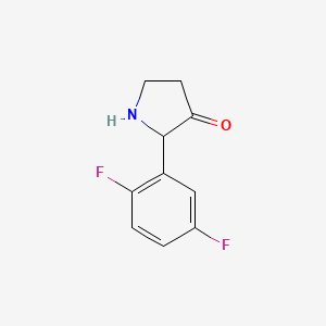 2-(2,5-Difluorophenyl)pyrrolidin-3-one