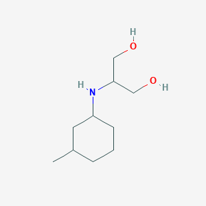 2-[(3-Methylcyclohexyl)amino]propane-1,3-diol