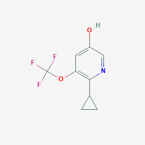 6-Cyclopropyl-5-(trifluoromethoxy)pyridin-3-OL