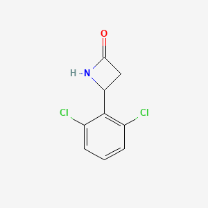 4-(2,6-Dichlorophenyl)-2-azetidinone